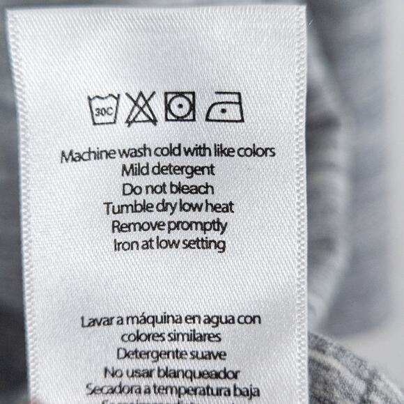 Danskin Gray Cowl Neck Cardigan Lightweight Minimalist Athleisure Size L - Picture 10 of 12